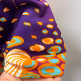 Vintage psychedelic horse print late 1960s / 1970s slinky maxi dress