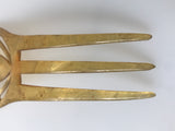 Antique pearlescent celluloid decorative hair comb