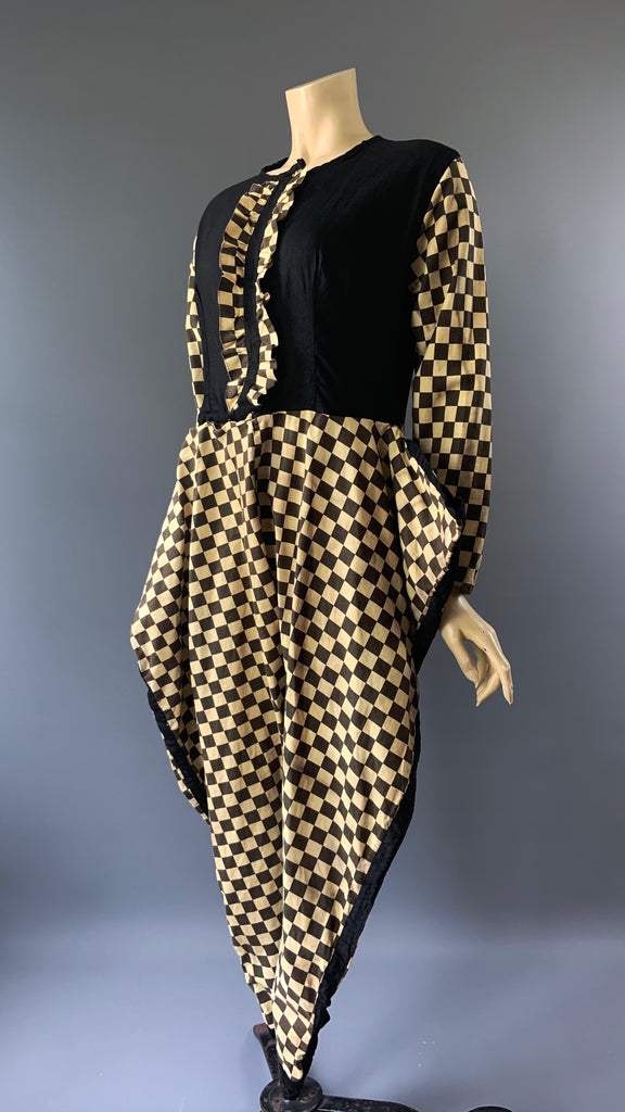 C.1920s vintage Harlequin fancy dress costume all in one After Number Nine C.1920s vintage Harlequin fancy dress costume all in one After Number Nine