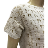 Antique or Vintage 1920s hand crocheted or knitted blouse or over top
