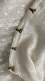 antique regency 1820s style white sprigged muslin gown or day dress - teens? - costume?