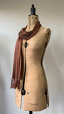 1930s vintage rayon knit scarf - missoni style