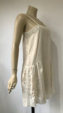 antique 1920s ivory underslip or night dress