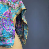Antique teens to 20s jewel tones and gold lamé fabric - wrap or scarf or make?