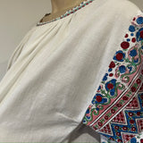 vintage Ayesha Davar indian printed cotton smock dress c.1970s - a/f