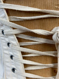 Antique Edwardian lace trimmed cotton coutil Royal Worcester Corset - style 441