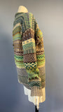 Vintage soft dk wool handknitted fair isle jumper