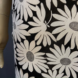 Show stopping 1930s Art Deco daisy print evening gown - A/F