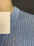 Vintage periwinkle blue 1980s does 1930s? handmade jumper - can’t decide!