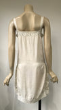 antique 1920s ivory underslip or night dress