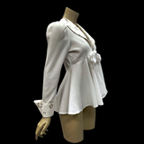 1970s ossie style crepe blouse by Looking Glass Originals