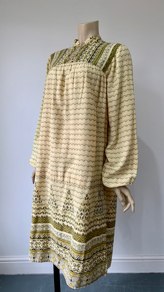 smock dress vintage late 1970s vintage hippy smock or tunic dress by Vivienne Lawrence – After Number Nine